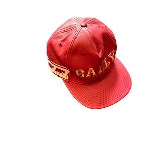 Authentic BALLY Leather Hat